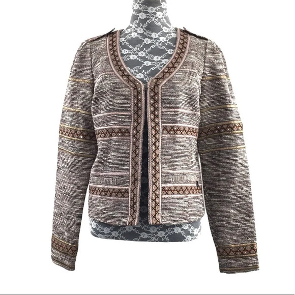 Maison Scotch Star De La Saison Embellished‎ Jacket - Picture 1 of 14